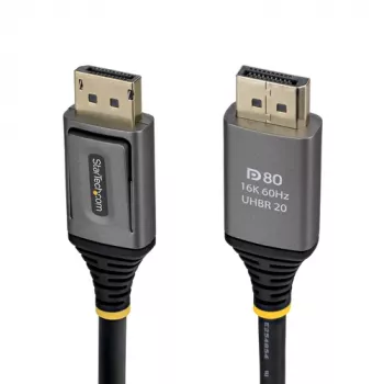 StarTech.com Cavo DisplayPort 2.1 da 2 m, DP80, maschio-maschio (DP21V-2M-DP80-CABLE)