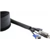 StarTech.com 3 m Guaina per Cavi con Chiusura a Strappo, Gestione Cavi / Passaggio Cavi - Passacavi per Gestione Cavi - Nero - 3 m