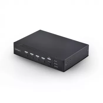 StarTech.com switch KVM DVI-I a 4 porte con audio e hub USB 2.0
