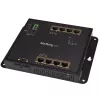 StarTech.com switch industriale managed 8 porte PoE+ Gigabit Ethernet con 2 porte SFP - montaggio a parete con accesso frontale