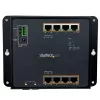 StarTech.com switch industriale managed 8 porte PoE+ Gigabit Ethernet con 2 porte SFP - montaggio a parete con accesso frontale