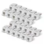 StarTech.com Jack Keystone Cat6 confezione da 24, RJ45 UTP, 90 gradi 110 Punch Down, bianco