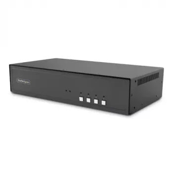 StarTech.com switch KVM Secure 4 porte dual monitor 4K DisplayPort con hub USB 3.0 e audio