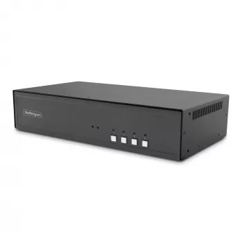 StarTech.com switch KVM Secure 4 porte dual monitor 4K DisplayPort con hub USB 3.0 e audio