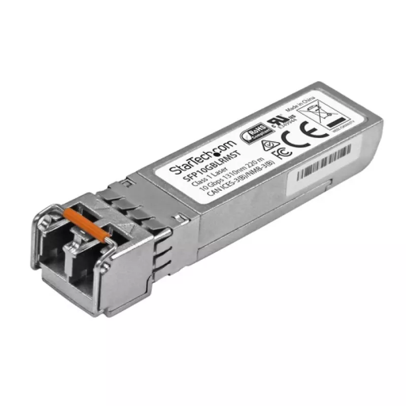 StarTech.com SFP-10GBASE-LRM-ST modulo ricetrasmettitore SFP+, 10GBase-LRM, compatibile Cisco, fibra ottica, 1310nm, LC multimodale, DDM