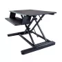 StarTech.com convertitore scrivania sit-stand con vano tastiera - piano 89 x 53 cm - supporto ergonomico regolabile in altezza - per 2 monitor - premontato - nero - 30