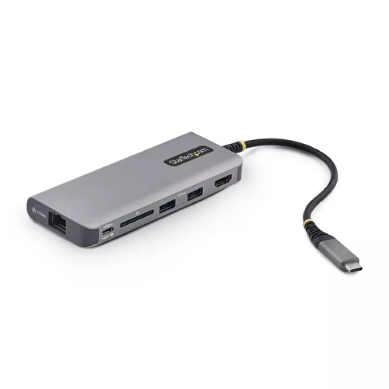 StarTech.com hub multiporta USB-C con 2x DisplayPort, HDMI, 100W PD, 140W potenza totale