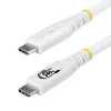 Cavo StarTech.com USB4 da USB-C a USB-C, 20 Gbps, 240W PD, 2 m, bianco