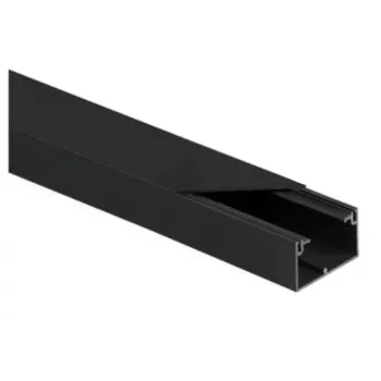 STASIŃSKI CLS 40x25 set canale di installazione elettrica nero 2m (confezione da 10)