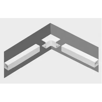 STASIŃSKI curva interna per canale di installazione elettrica 25x18 mm bianca