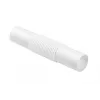 STASIŃSKI ZCL-32 Giunto dritto per tubo flessibile, 32 mm, bianco