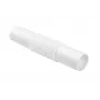 STASIŃSKI ZCL-32 Giunto dritto per tubo flessibile, 32 mm, bianco