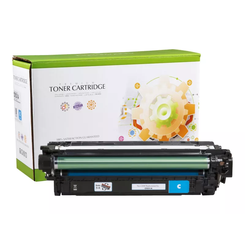 STATIC CONTROL STATIC Cartuccia toner compatibile con HP CF031A ciano rigenerata 12.500 pagine