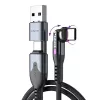 STATIK PowerPivot Pro cavo in nylon intrecciato, USB-C a USB-C, 1 m, nero