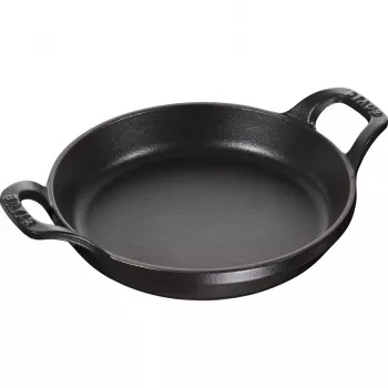 Staub teglia rotonda per forno e gratin 16 cm 0,4 L ghisa nero