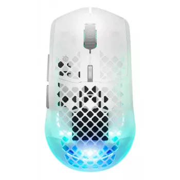 SteelSeries Aerox 3 Wireless Gen 2 mouse da gaming - per destrorsi, RF Wireless + Bluetooth, ottico 26000 DPI
