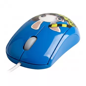 SteelSeries Lapins Cretins BWAAAH! Mouse con filo, blu