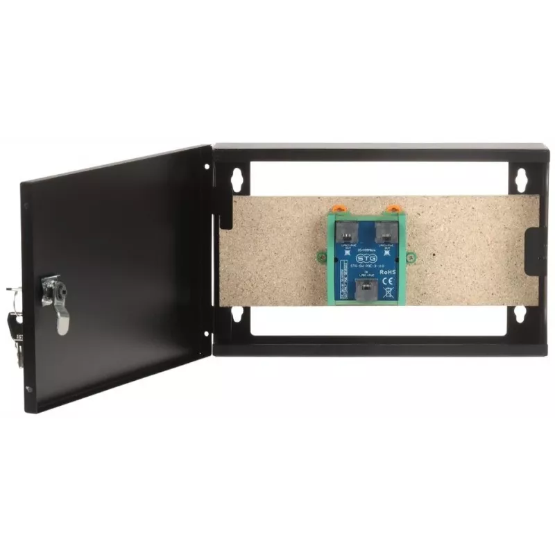 STG STG-SW-POE-3-110 switch PoE / extender, 2 porte PoE + 1 uplink, 10/100 Mbit/s