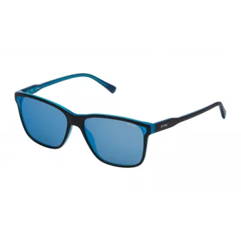 STING UOMO Occhiali da sole SST133576X6B (57/16/140 mm) Montatura nera Lenti grigie UV400