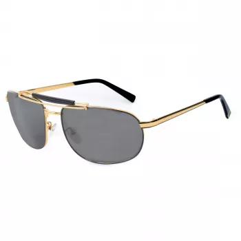 STING MAN occhiali da sole SST381-640201 nero rettangolari acetato 64/18/135 mm UV400