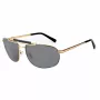 STING MAN occhiali da sole SST381-640201 nero rettangolari acetato 64/18/135 mm UV400