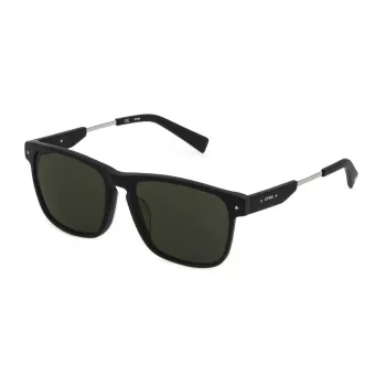 STING SST384-550703 unisex occhiali da sole, montatura in acetato, lenti in policarbonato, protezione UV400, 55/16/140 mm