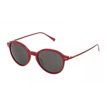 Occhiali da sole unisex STING SST007510TA6 - montatura in acetato nera, lenti in policarbonato grigie, protezione UV400, larghezza lente 51 mm