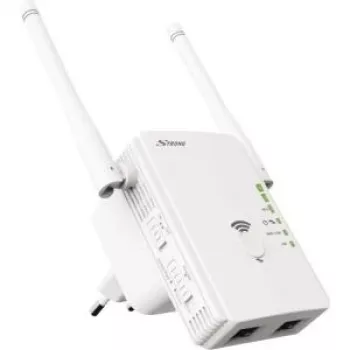 Strong Universal Repeater 300 - ripetitore di segnale WLAN - 2 porte - 100Mb LAN - WLAN - 2,4 GHz