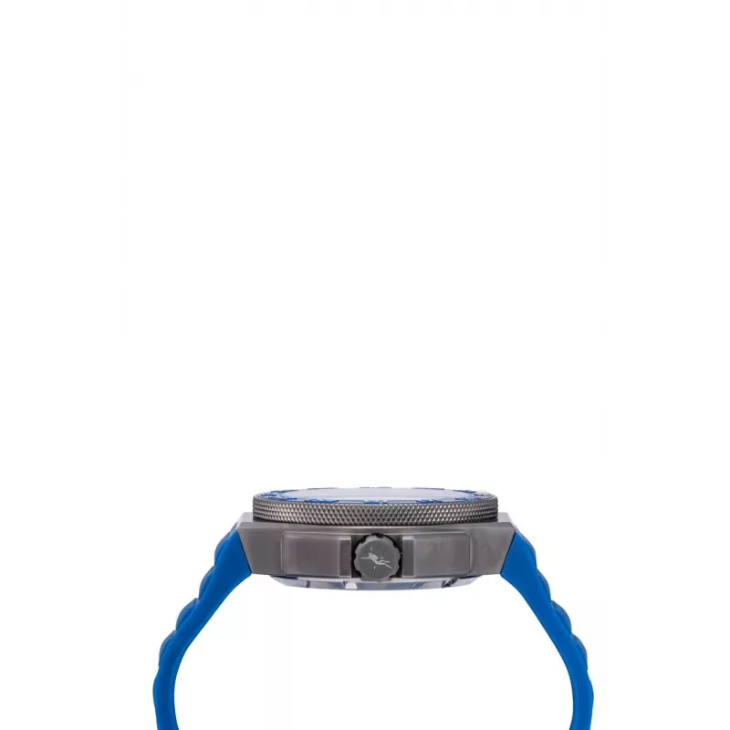 STRUMENTO MARINO SM129S-TTBNBL orologio subacqueo da uomo automatico 46mm quadrante blu cinturino in silicone
