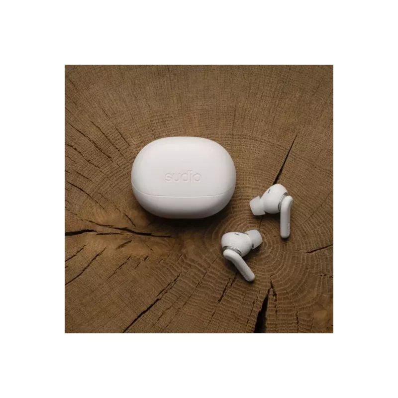 Sudio E4 Pro auricolari wireless, Bluetooth 6.0, Cloud White