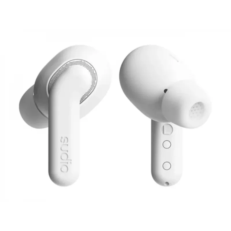 Sudio E4 Pro auricolari wireless, Bluetooth 6.0, Cloud White