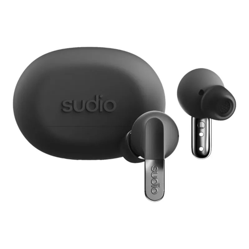 Sudio N3 Pro auricolari wireless, Bluetooth 5.4, Titanium Black