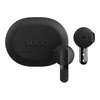 Sudio N3 auricolari Bluetooth wireless con microfono, Onyx Black