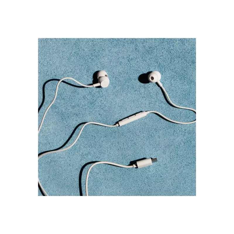 Sudio V3 Auricolari True Wireless in-ear con custodia di ricarica USB-C, doppio microfono, controllo touch, IPX4 resistente agli schizzi, grigio-bianco