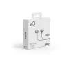 Sudio V3 Auricolari True Wireless in-ear con custodia di ricarica USB-C, doppio microfono, controllo touch, IPX4 resistente agli schizzi, grigio-bianco