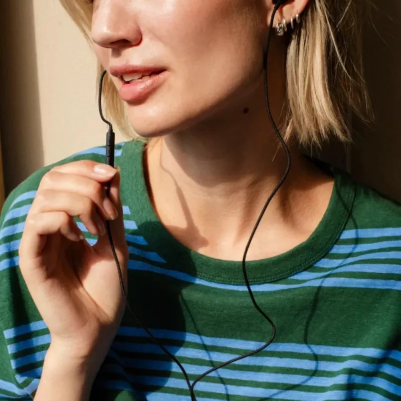 Sudio V3 Auricolari in-ear wireless con microfono, ricarica USB-C, Dusty Black