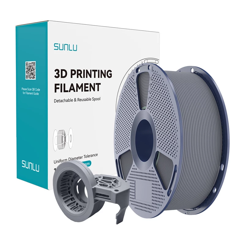 SUNLU PETG High-Speed Matte filamento 1.75 mm grigio 1 kg