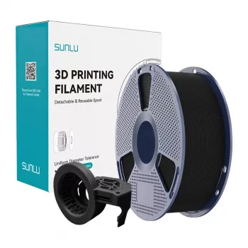 SUNLU PETG High-Speed Matte Filamento (nero, 1,75 mm, 1 kg)