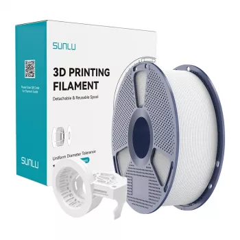 Sunlu PETG High-Speed Filamento opaco bianco 1,75 mm 1 kg