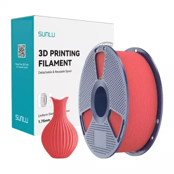 SUNLU PLA Classic Cherry Red filamento per stampante 3D 1,75 mm 1 kg