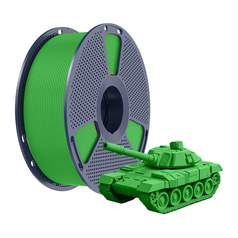 SUNLU PLA+ High-Speed filamento per stampante 3D, verde, 1,75 mm, 1 kg