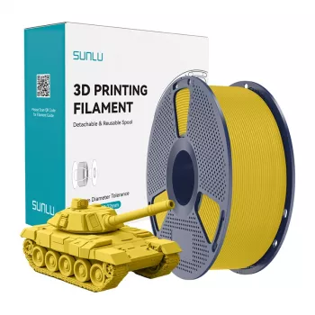 SUNLU PLA+ High-Speed Filamento per stampante 3D, giallo, 1,75 mm, 1 kg
