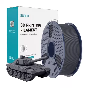 Sunlu PLA+ filamento High-Speed, grigio