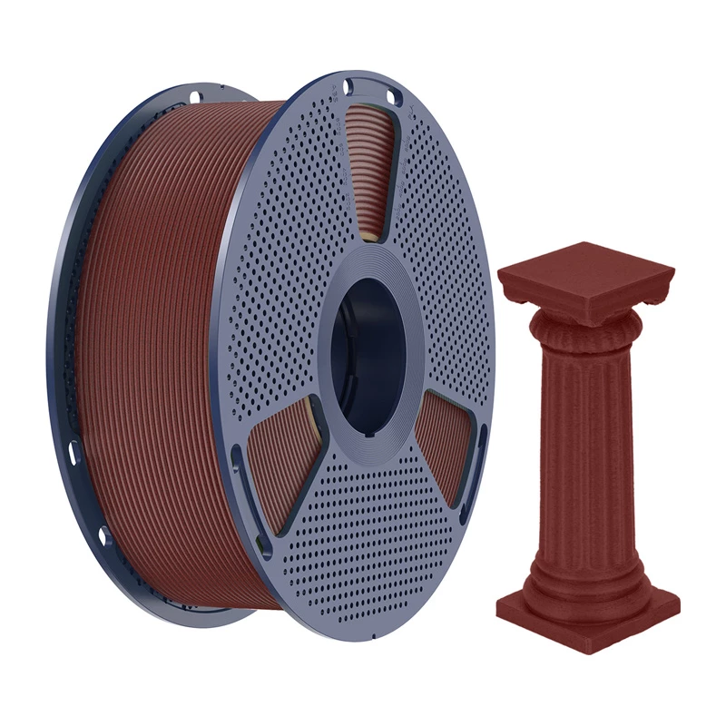 SUNLU PLA High-Speed filamento marmo, rosso mattone, 1,75mm, 1kg