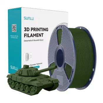 SUNLU PLA+ High-Speed Olive Filamento 1.75mm 1kg per stampanti FDM