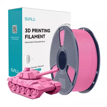 SUNLU PLA+ High-Speed rosa filamento per stampante 3D 1,75 mm 1 kg