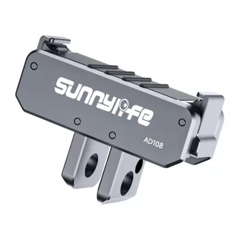 Sunnylife Adattatore di montaggio bidirezionale in alluminio per Osmo Nano / Action 6