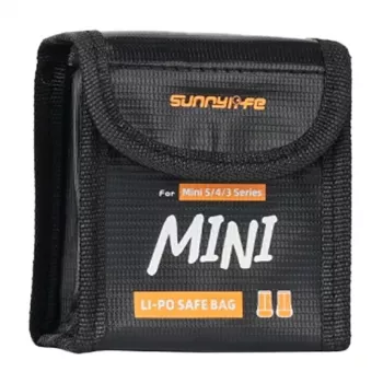 SUNNYLIFE Borsa porta batterie per DJI Mini 5 Pro (contiene 2 batterie), N5P-DC084