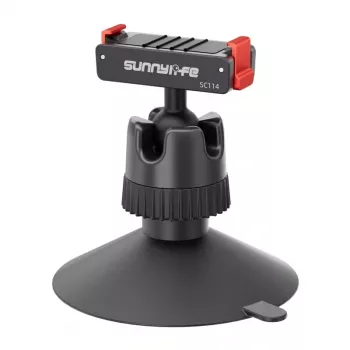 Sunnylife Adattatore magnetico con snodo a sfera 360° per Osmo Action 3/4/5 Pro