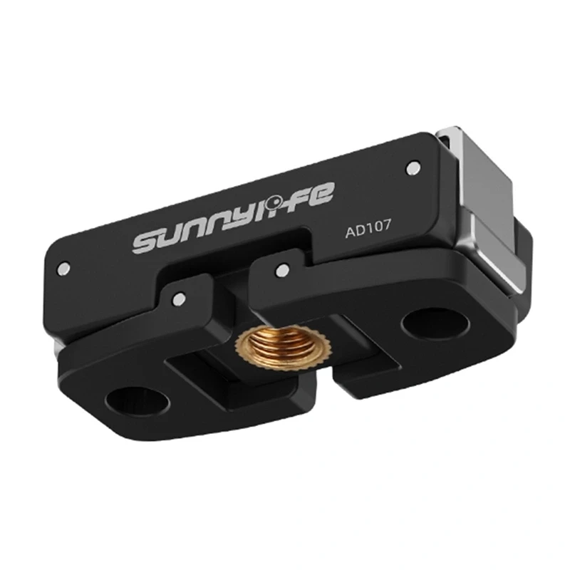Sunnylife adattatore di montaggio reversibile per DJI Osmo Nano / Action 6, 1/4 di pollice (ON-AD107)